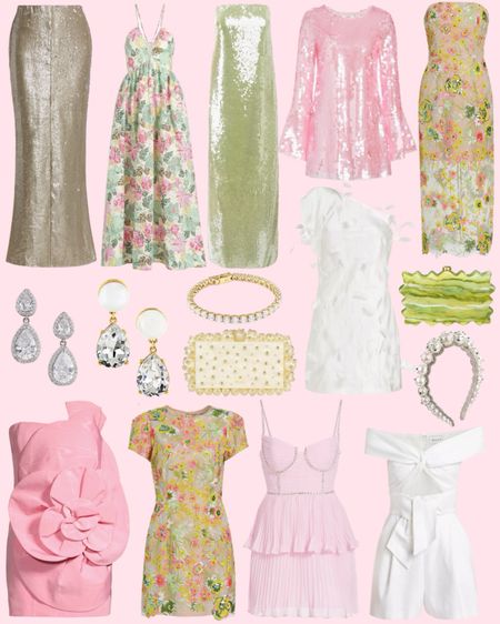 Wedding guest dress and party outfit options. Love these colorful dresses and statement accessories 

#LTKSeasonal #LTKwedding #LTKparties