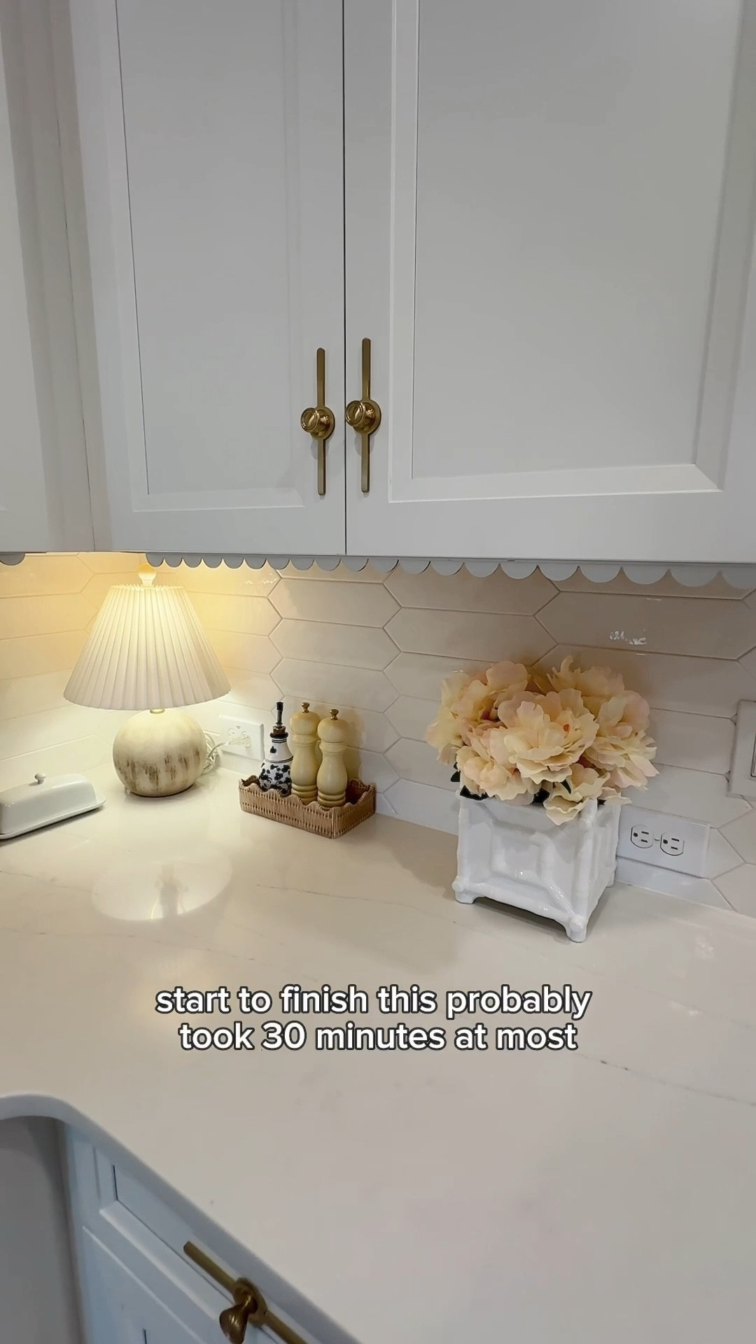 Scalloped edge kitchen diy! Totally gives those cottage core vibes! SO EASY! 

#LTKHome #LTKStyleTip #LTKWatchNow