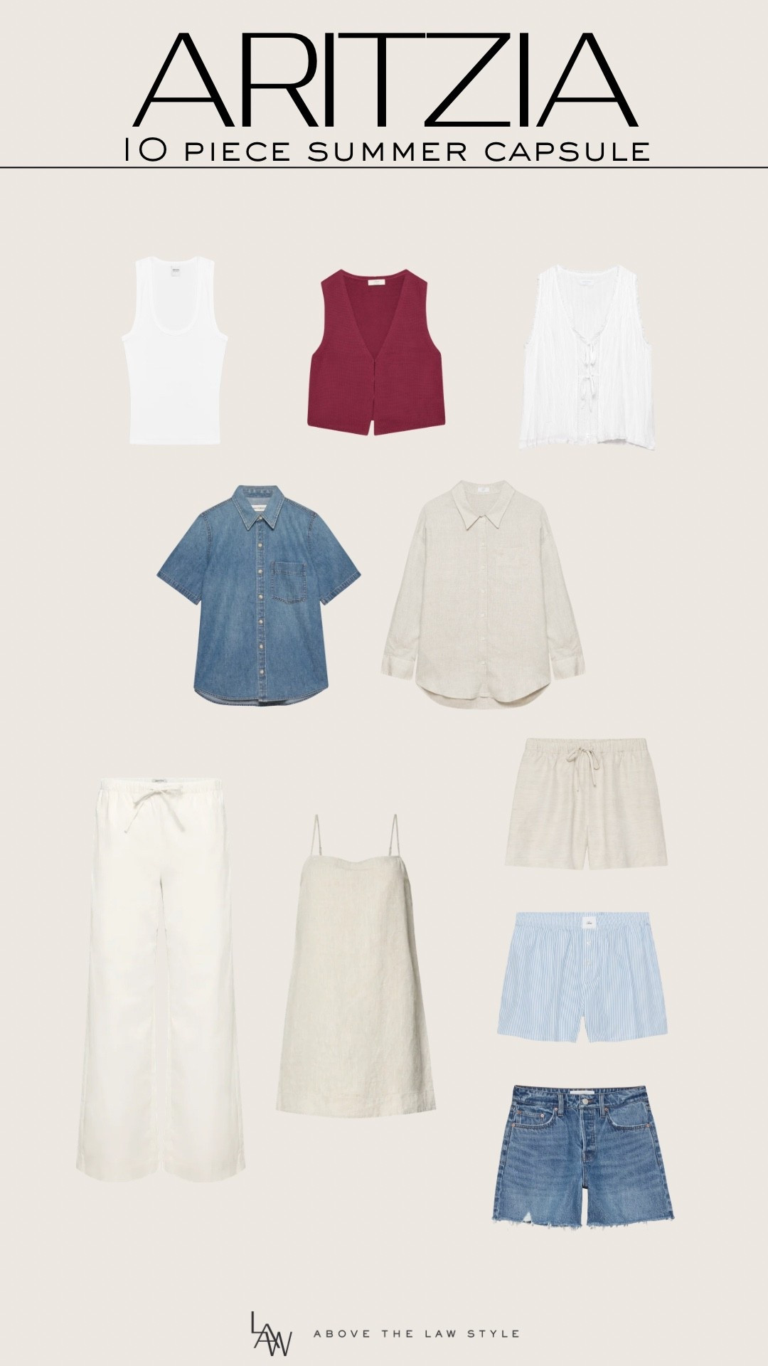 Aritzia Summer Capsule Inspo

#LTKTravel #LTKOver40 #LTKSeasonal