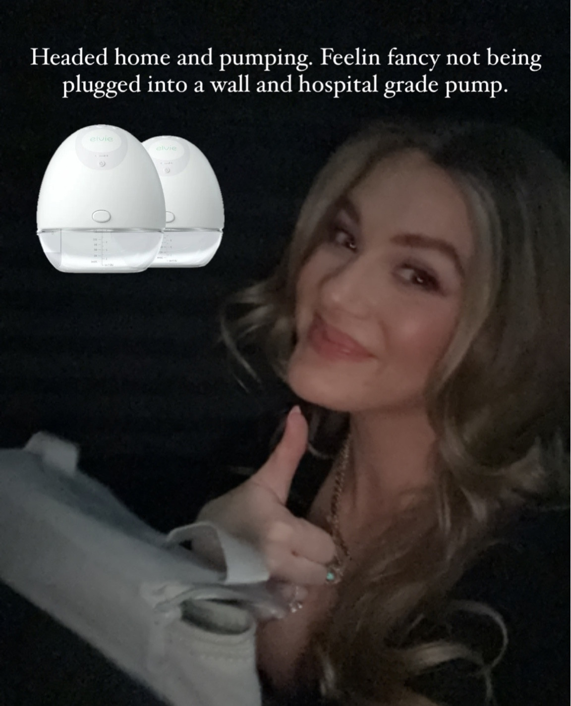 Hands free wearable pump elvie on sale now here 

#LTKbump #LTKsalealert #LTKbaby