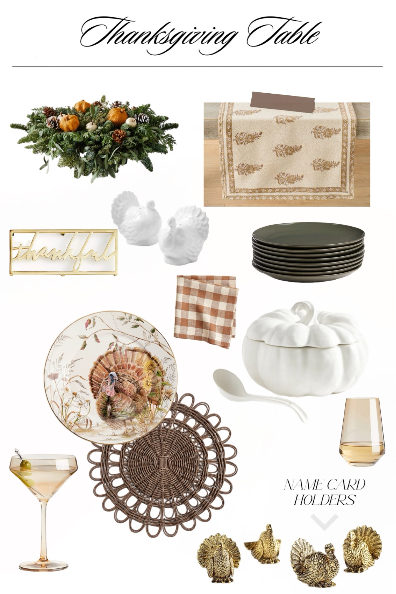 Thanksgiving Table 🦃 

#LTKSeasonal #LTKHome #LTKHoliday