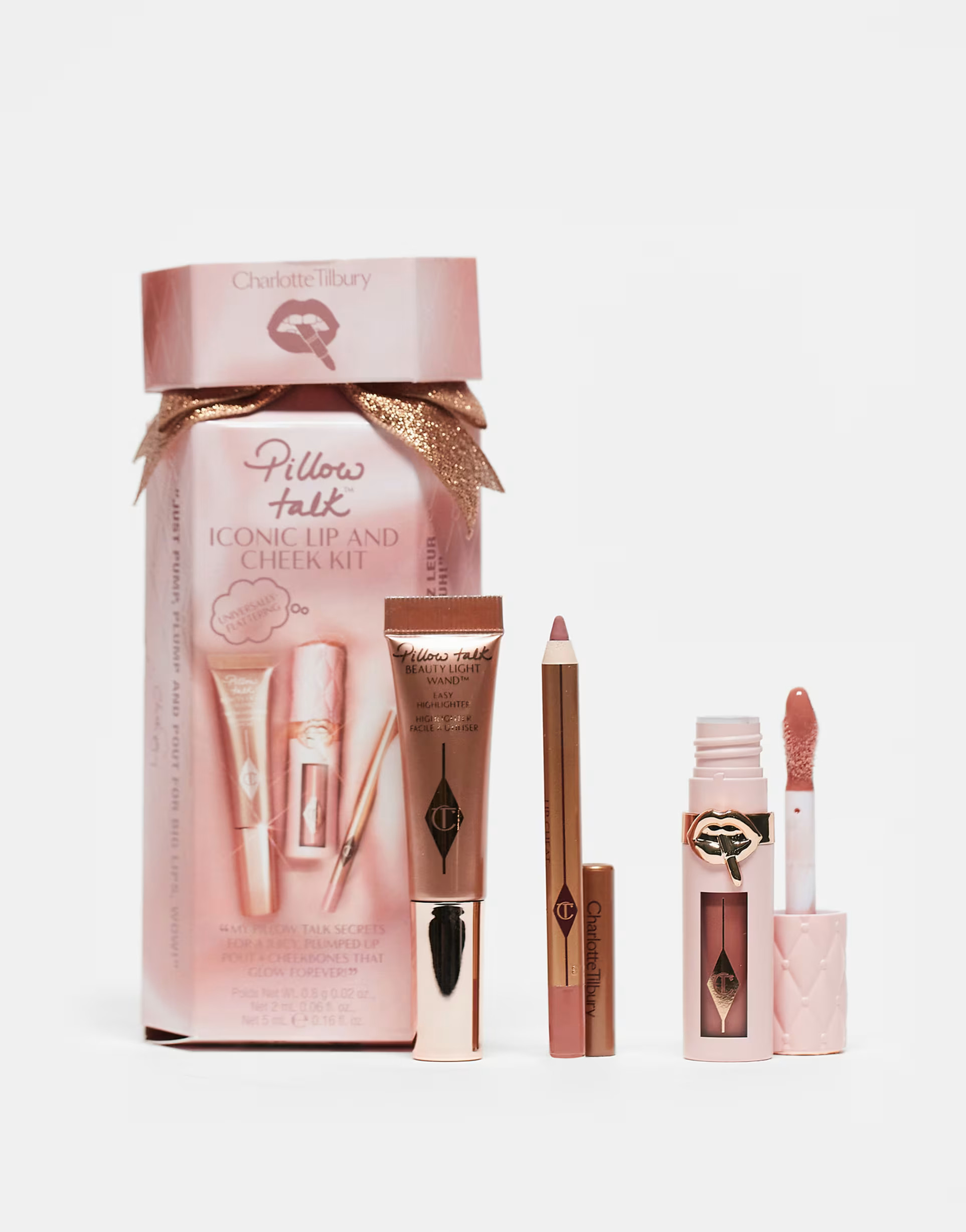 Charlotte Tilbury Pillow Talk Iconic Lip And Cheek Kit - 38% Saving | ASOS (Global)