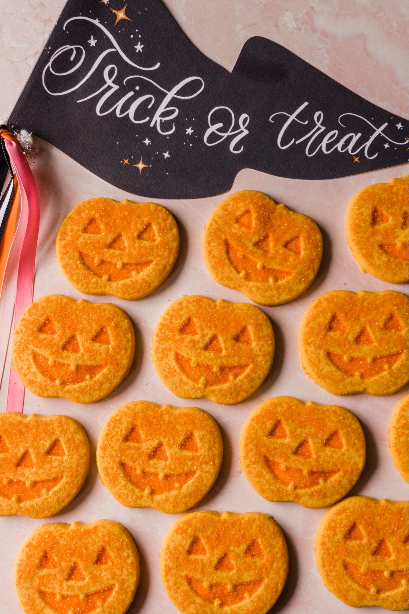 🎃 Trick or Treat Pennant: Cami Monet
🎃 Pumpkin Cookies: Publix

#LTKSeasonal #LTKhome #LTKHalloween