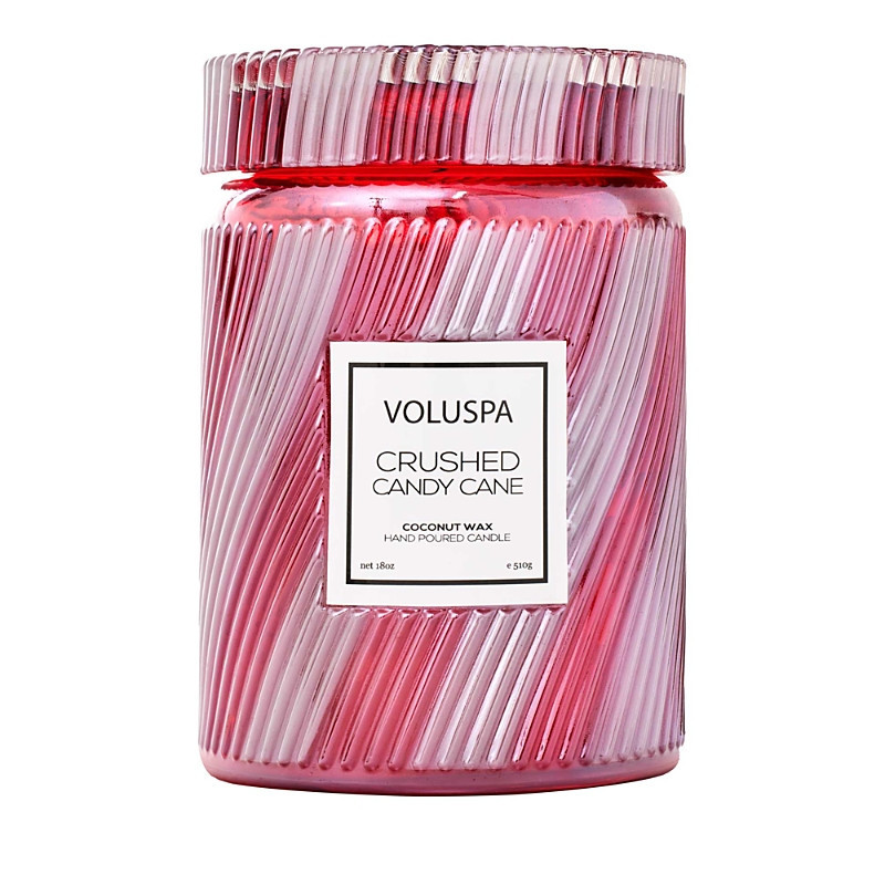 Voluspa Crushed Candy Cane Large Jar Candle, 18 oz. | Bloomingdale's (US)
