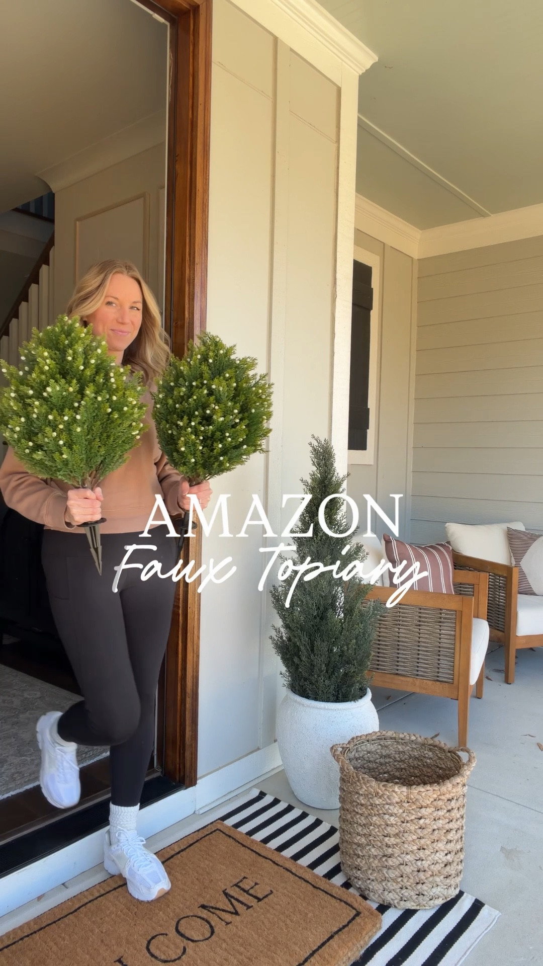 ✨ The perfect faux topiary for your outdoor spaces! And it’s all affordable from Amazon! 

As an #amazonpartner I may earn a commission when shopping through my links

Winter porch, winter porch decor, faux cedar tree, faux topiary, Amazon finds, Amazon front porch, front door wreath, outdoor faux tree

#LTKHome