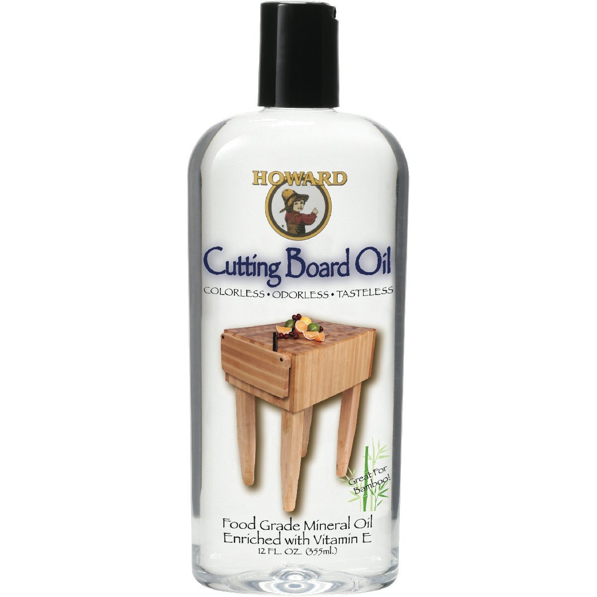 Howard Products Food Grade Mineral Oil for Wood Cutting Board - 12 oz, Pack of 1 | Amazon (US)