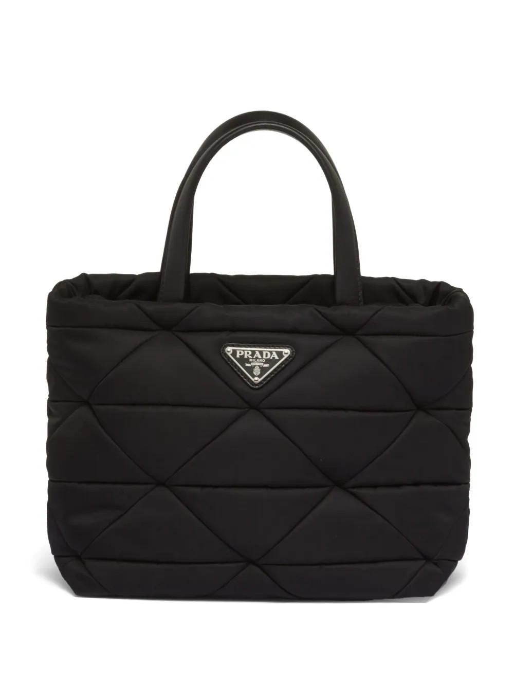 Prada Re-Nylon Padded Tote Bag | Black | FARFETCH | Farfetch Global