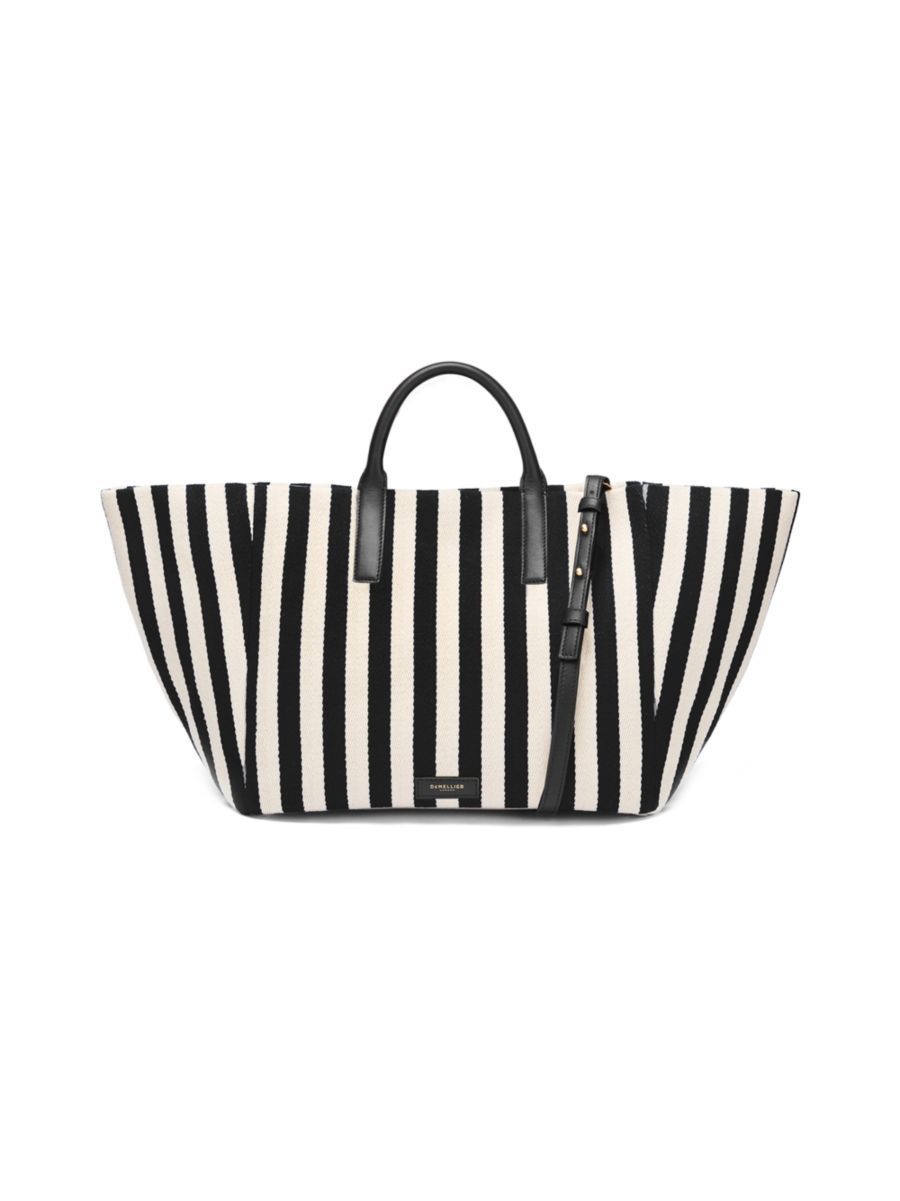 Lisbon Striped Canvas Tote Bag | Saks Fifth Avenue