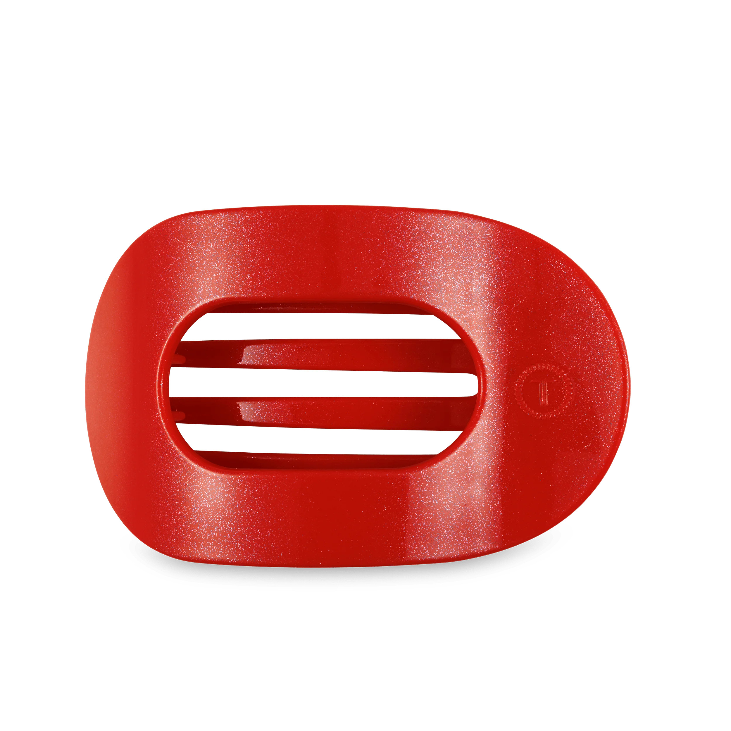 Rudolph Red Large Flat Round Hair Clip | TELETIES