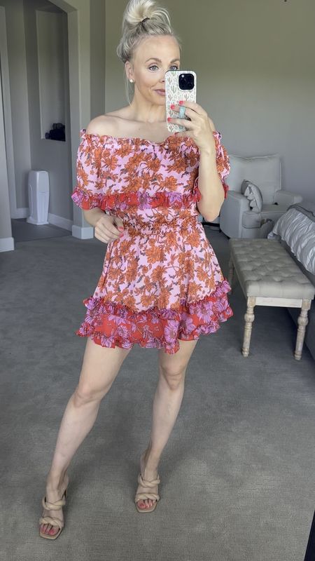 The cutest $29 dress from Walmart!! I sized down to a small, I probably could have done a medium and been great. So cute for summer and for vacation! 

#LTKFestival #LTKFindsUnder50 #LTKStyleTip