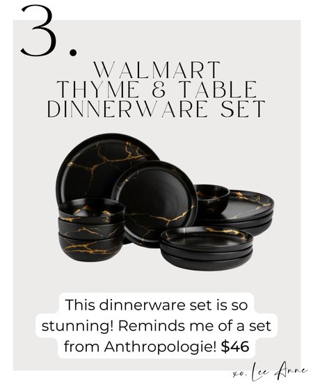 Walmart Thyme & Table dinnerware set! 

Lee Anne Benjamin 🤍

#LTKunder50 #LTKhome #LTKstyletip