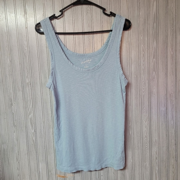 Universal Thread Womens Light Baby Blue Ribbed Tank Top | Poshmark