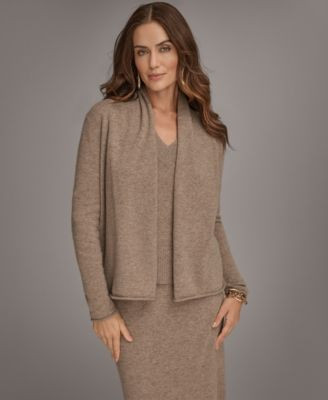 Women's Open Front Cashmere Cardigan | Macy's