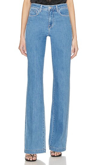 Clayton High Rise Wide Leg Jean in Salina | Revolve Clothing (Global)