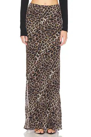 Lovers and Friends Atwood Maxi Skirt in Liquid Leopard from Revolve.com | Revolve Clothing (Global)