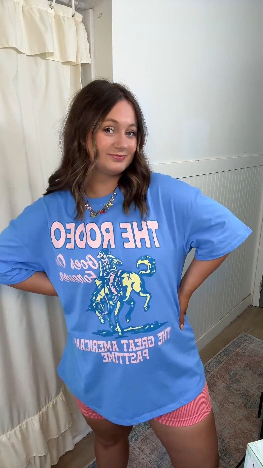 Graphic tee, graphic tshirt, oversized tee, oversized tshirt, ribbed shorts, biker shorts, summer outfitts

#LTKMidsize #LTKPlusSize