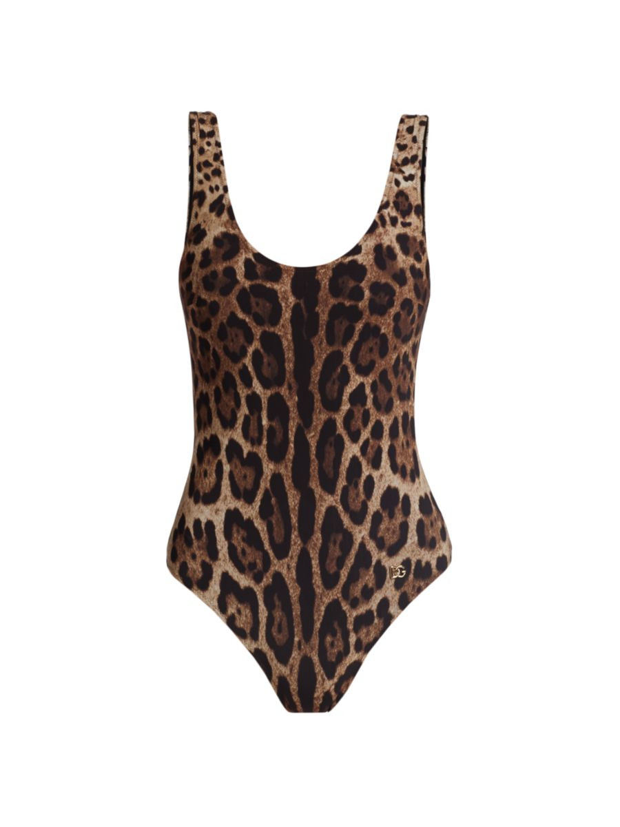 Olympic Leopard-Print One-Piece Swimsuit | Saks Fifth Avenue