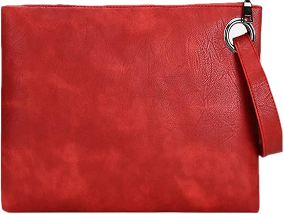 Evening Bags Purse Envelop Clutch Chain Shoulder Womens Wristlet Handbag Foldover Pouch black | Amazon (US)
