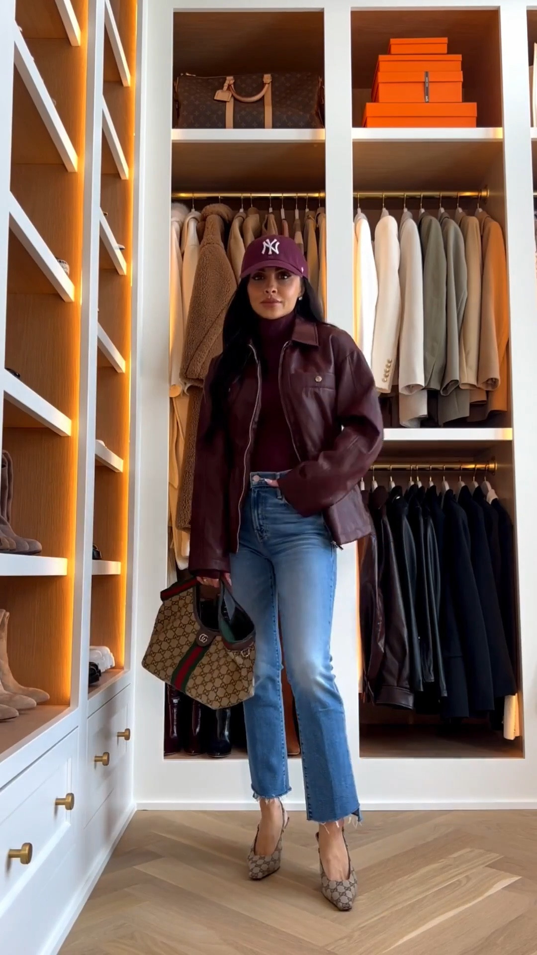 Zara new arrivals
Zara jackets wearing an XS
Mother denim wearing a 24 - run TTS
Gucci Giglio bag small



#LTKSeasonal #LTKPetite #LTKootd