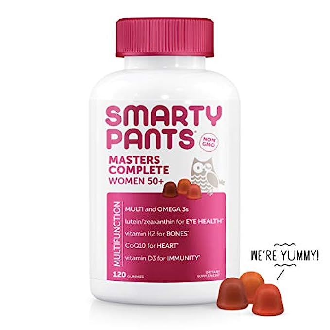 SmartyPants Women's Masters Complete 50+ Vitamins: Gluten Free, Multivitamin & Lutein/Zeaxanthin for | Amazon (US)