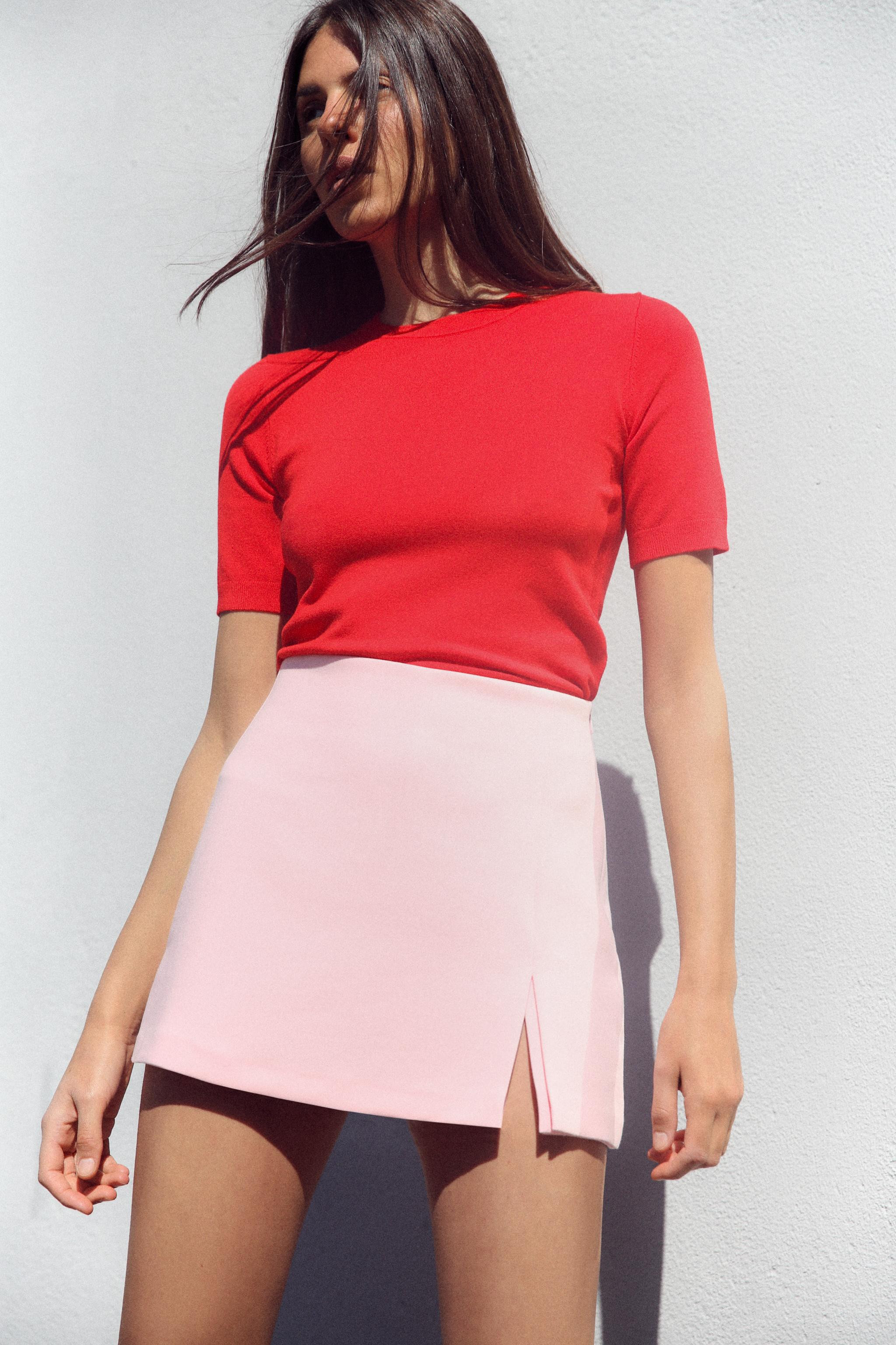 SLIT HEM SKORT | Zara US