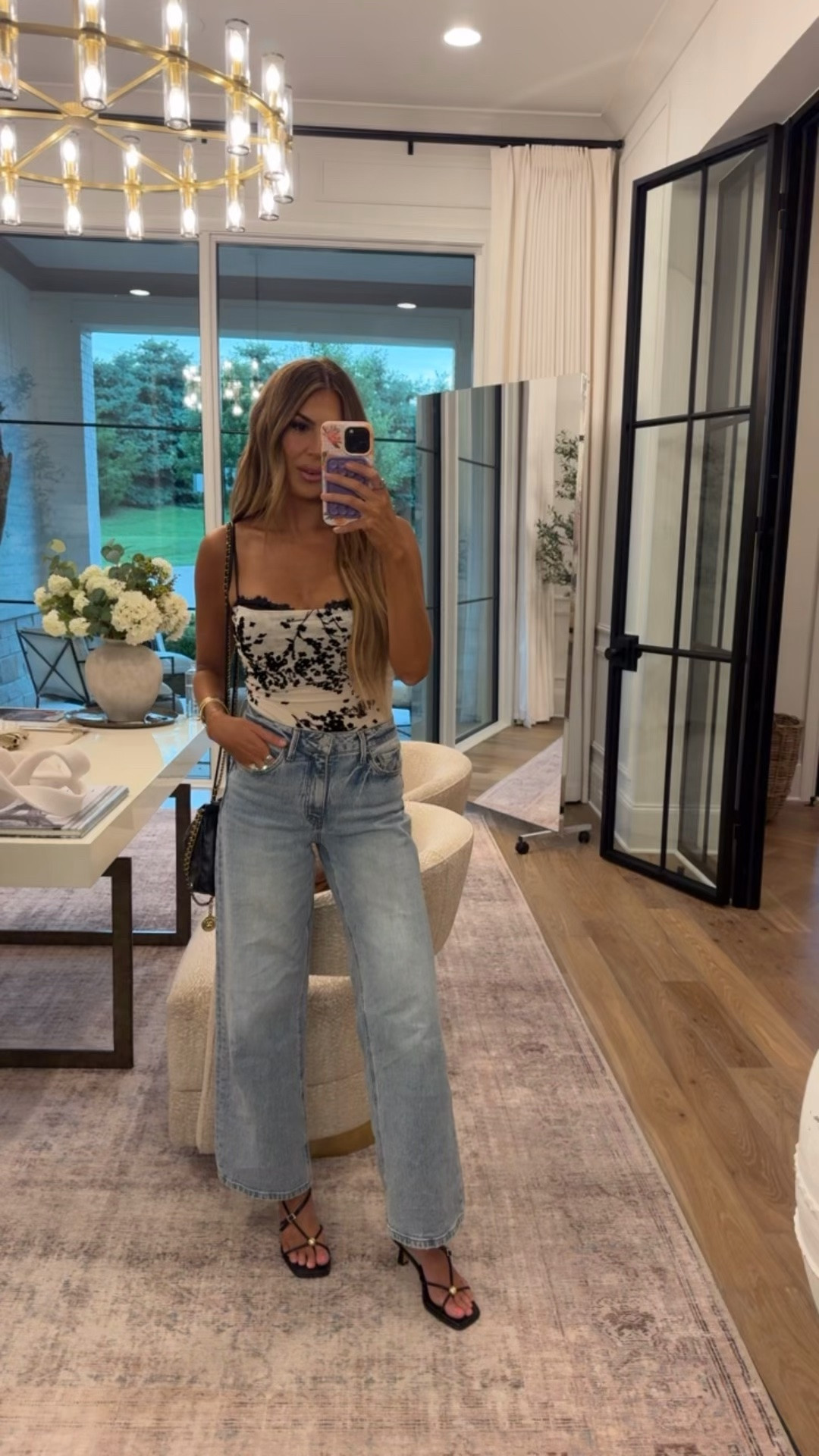 Date night 🤍 wearing sz small bodysuit and 26 denim 
Use code Hollie40

#LTKgrwm #LTKootd #LTKdayinmylife