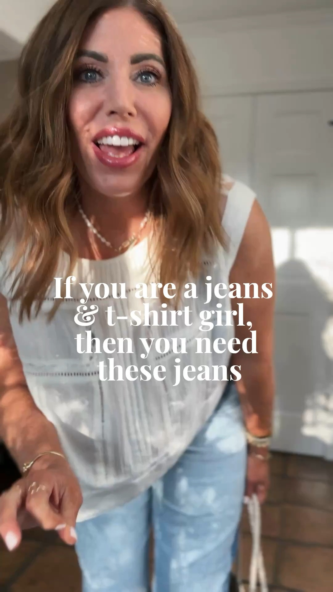 On sale 40% off/$49

Available in length options super soft, flattering, and very comfortable. You could sit in them all day. I am wearing an 8 long.

I'm wearing a medium in all of the tops.
jelly mules are a look for less from Amazon and they are very comfortable and true to size. The flats do run a half size too big

 

 #LTKootd #LTKOver40 #LTKSaleAlert