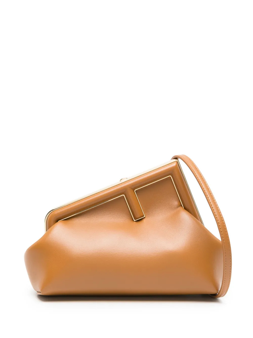 FENDI small Fendi First clutch bag - Brown | Farfetch Global