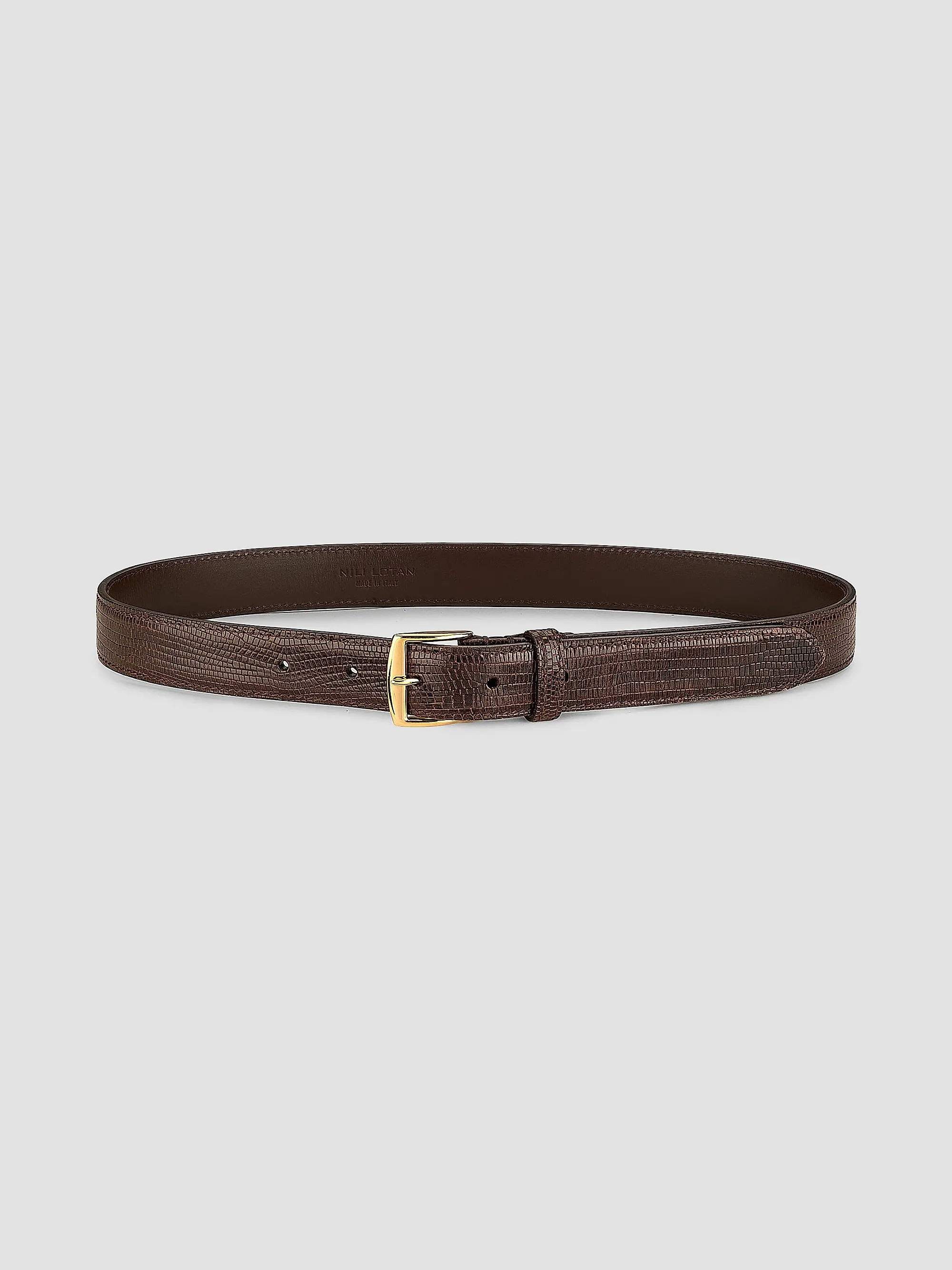 Sloane Croc-Embossed Leather Belt | Saks Fifth Avenue