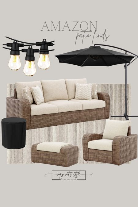 Amazon Outdoor Patio Furniture, outdoor rug, outdoor lighting, umbrellaa

#LTKSeasonal #LTKswim #LTKhome