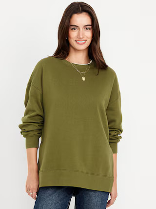 SoComfy Relaxed Tunic Sweatshirt | Old Navy (US)