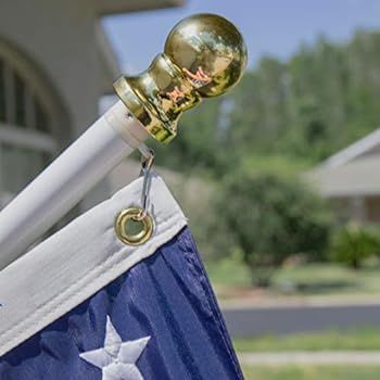Grace Alley Flag Pole: 6 Foot Tangle Free Spinning Flag Pole. Residential or Commercial Flag Pole... | Amazon (US)
