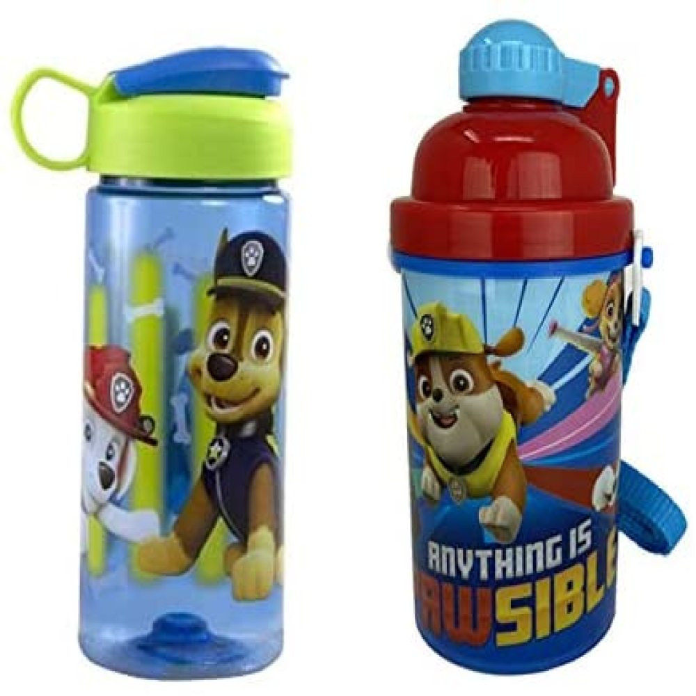 Kids Girls Boys Paw Pups Friends Water Bottles Set 2 Count Home Travel - Walmart.com | Walmart (US)