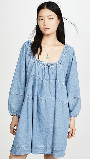 Blue Jean Babydoll Dress | Shopbop