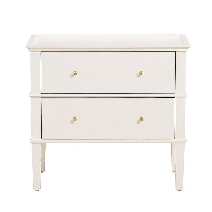 Grace Wood Side Table 2 Drawer | Ballard Designs, Inc.