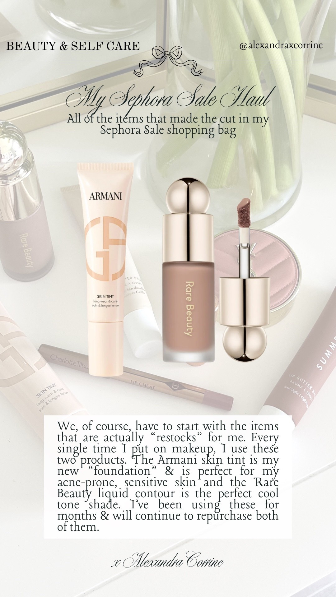 My Sephora sale haul 💳 all of the items that actually made the cut in my Sephora sale shopping bag 

Sephora sale, beauty, makeup, skincare, self care, haul, beauty haul, Armani, skin tint, rare beauty, contour, bronzer 

#LTKBeauty #LTKSaleAlert