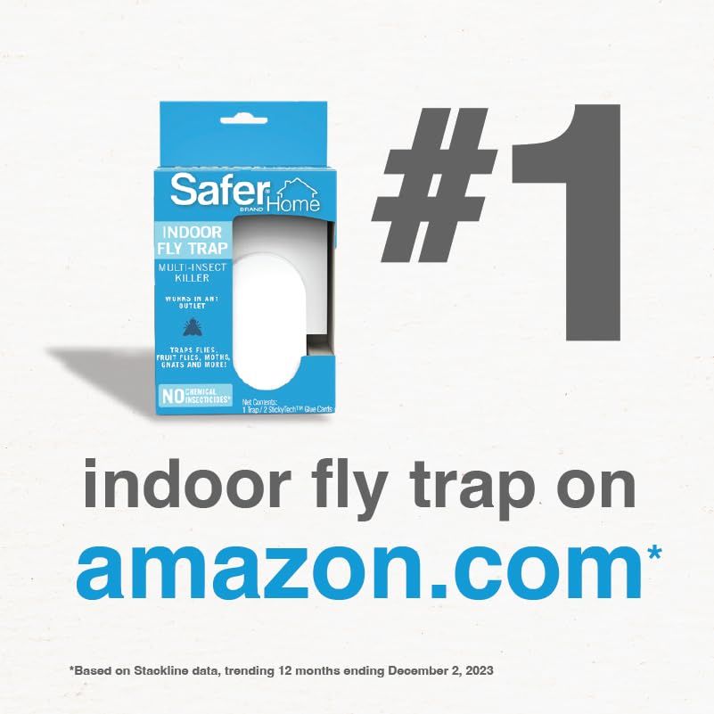 Amazon.com : Safer Home SH502 Indoor Plug-In Fly Trap for Flies, Fruit Flies, Moths, Gnats, and O... | Amazon (US)