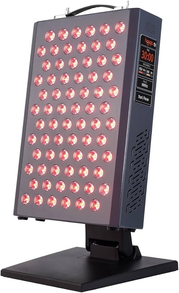 Hooga Red Light Therapy Panel, Red & Near Infrared LED Light with Timer, 72 High-Efficiency Low-L... | Amazon (US)