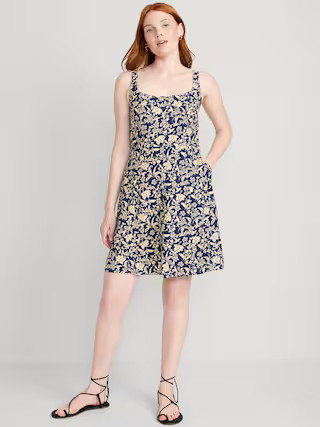 Fit &amp; Flare Cami Mini Dress for Women | Old Navy (US)