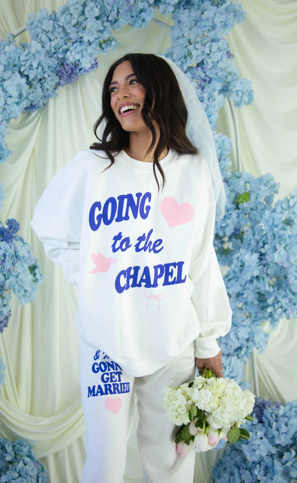 friday + saturday: going to the chapel sweatshirt | RIFFRAFF