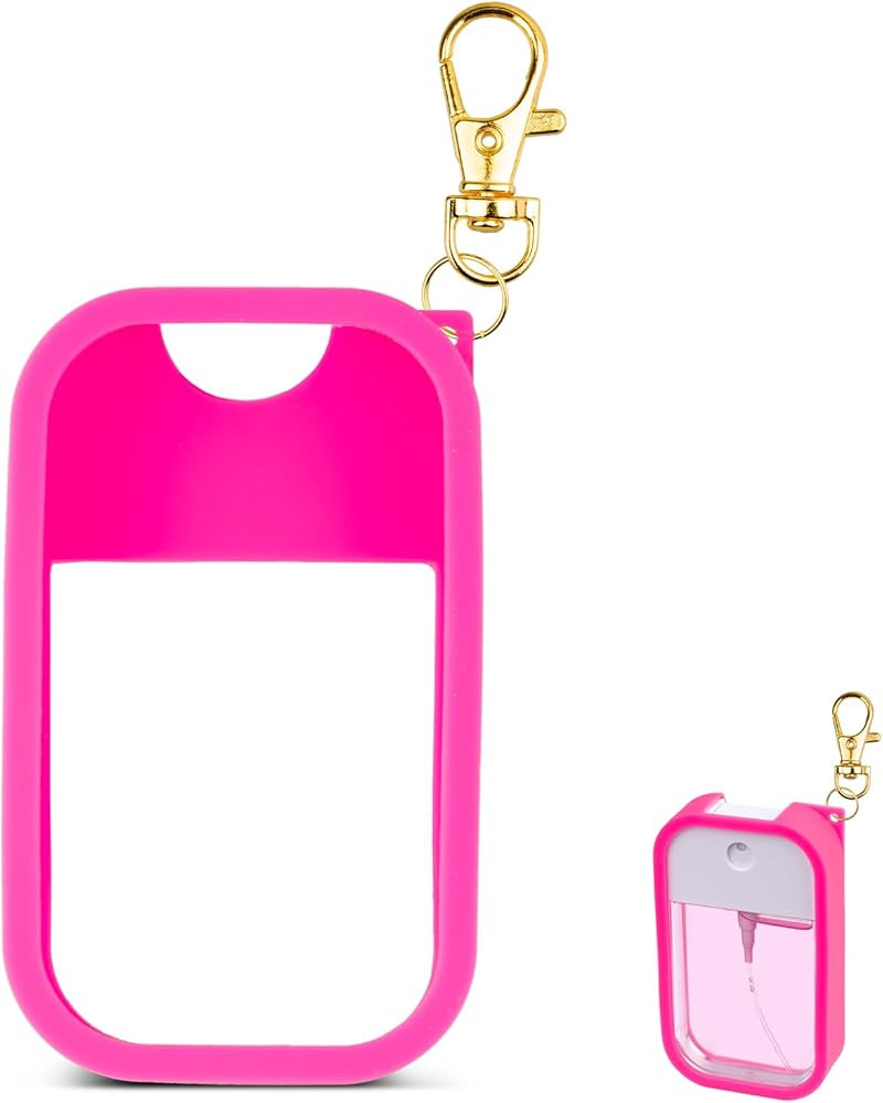 VANEST Silicone Case Compatible with Touchland Hand Sanitizer Spray, Protective Case with Keychai... | Amazon (US)