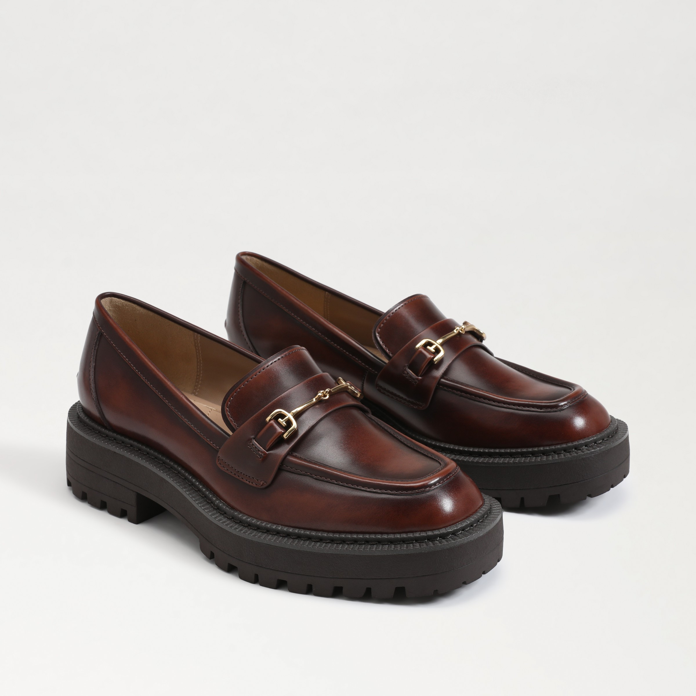 Sam Edelman Laurs Lug Sole Loafer Spiced Brandy 8.5 | Sam Edelman CA