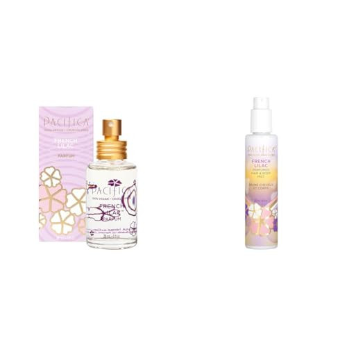 Pacifica Beauty French Lilac Clean Fragrance Spray Perfume (1 Count) + Perfumed Hair & Body Mist (1 Count) | Amazon (US)