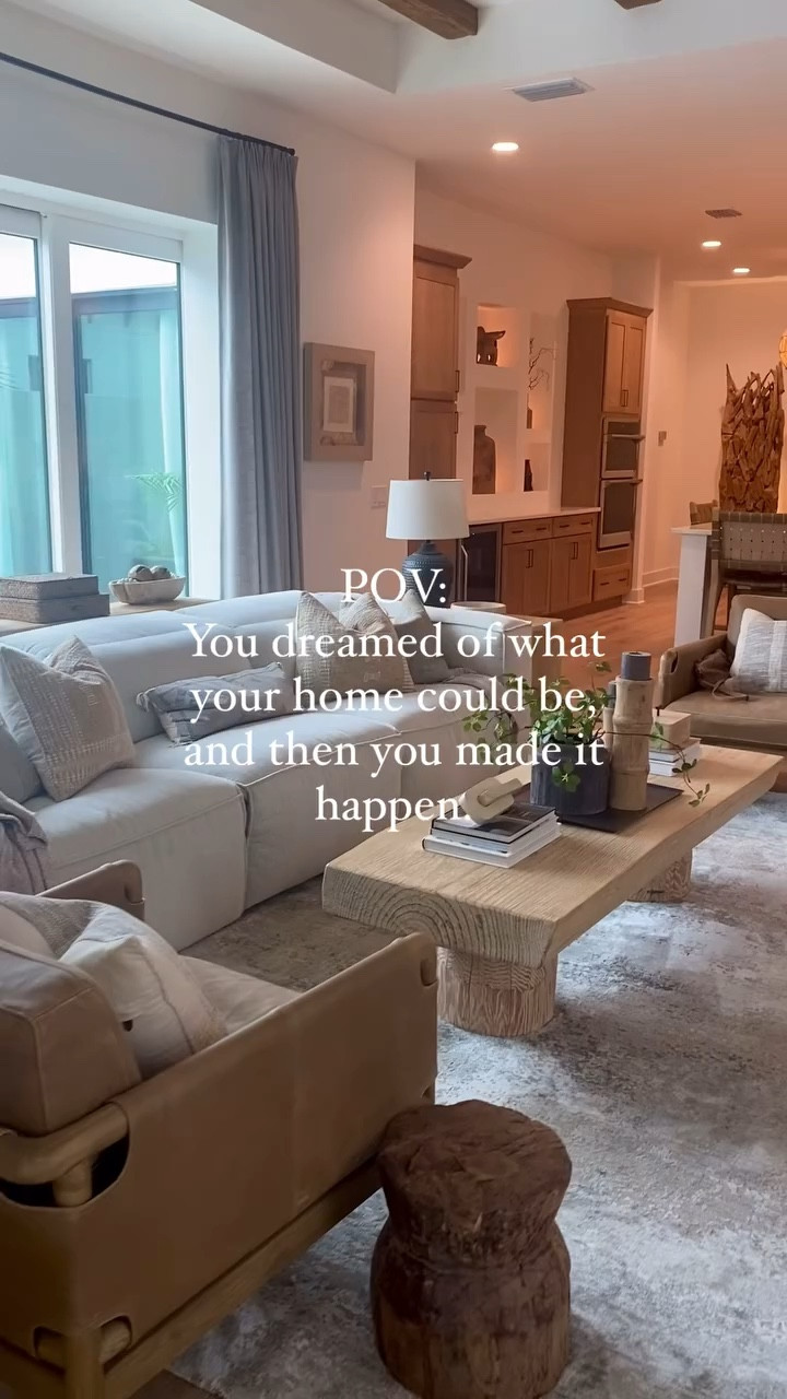 Organic Modern or Rustic Coastal depending on how you look at it.  Either way, I love it all!  

Love the Arhaus motion sofa and Four Hands leather chairs, coffee table, wall art and rug pull this room together.  This sofa is SO comfortable.  I LOVE the canopy bed from Crate and Barrel and Four Hands bench. #ltkhome #ltkhomedecor #ltkhomereveal #ltkhomestyle #starlacampbelhome