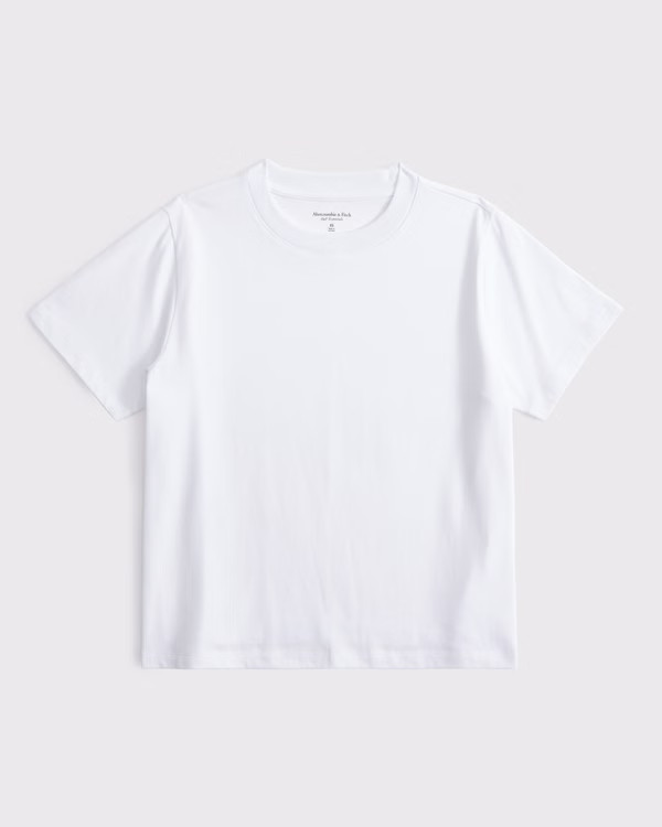 Essential Premium Polished Easy Tee | Abercrombie & Fitch (US)
