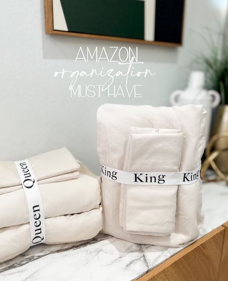These sheet keepers are so awesome! Keep your sheets nice and organized! 

#LTKstyletip #LTKhome