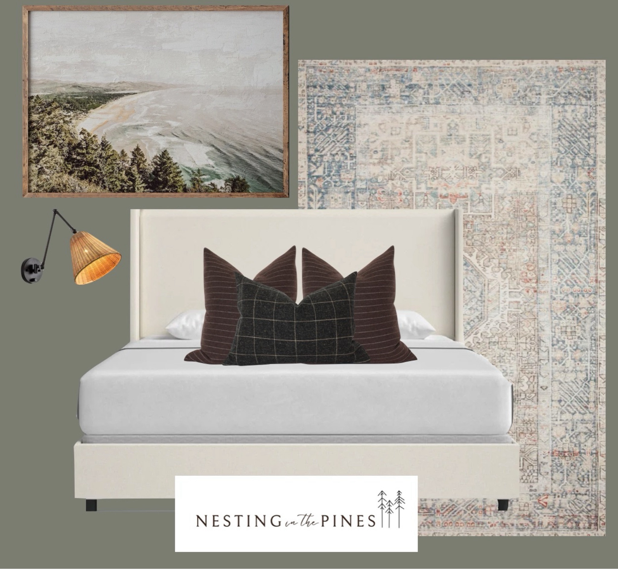 Hanson Upholstered Bed curated on LTK