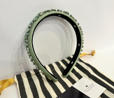 NEW LELE SADOUGHI AUGUST PERIDOT GIGI JEWELED BIRTHSTONE HEADBAND GREEN CRYSTAL | eBay US