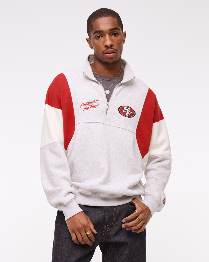 San Francisco 49ers Varsity Bomber Jacket | Abercrombie & Fitch (US)