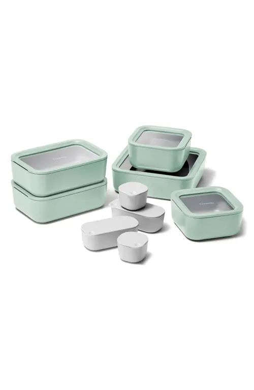 CARAWAY 14-Piece Food Storage Glass Container Set in Mist at Nordstrom | Nordstrom